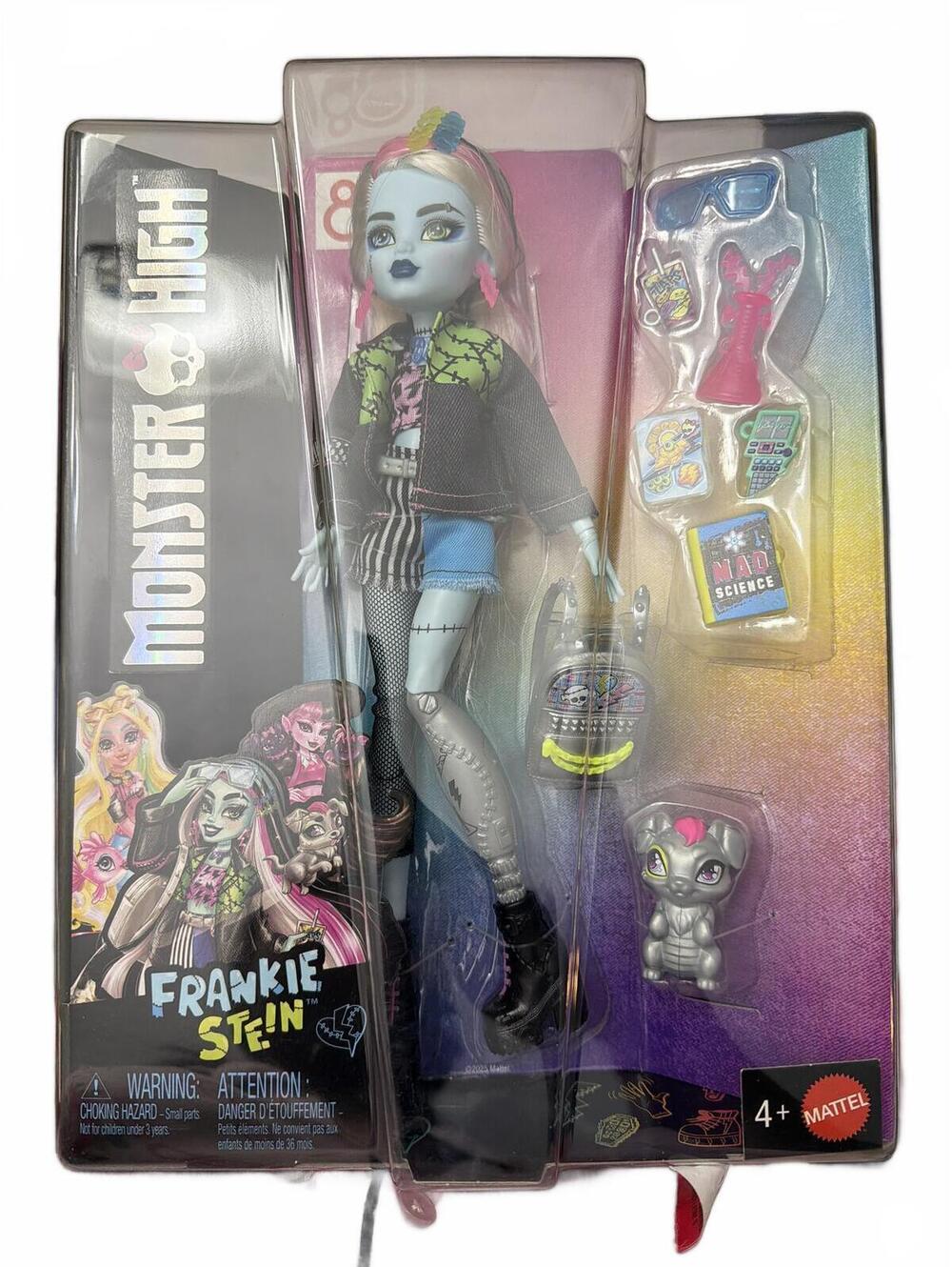 Monster High Frankie Stein Fashion Doll with Accessories, 4+